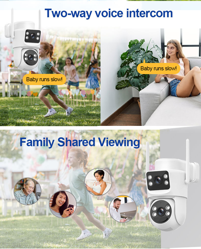 6MP Solar-powered Dual-lens Security Camera - Image 6