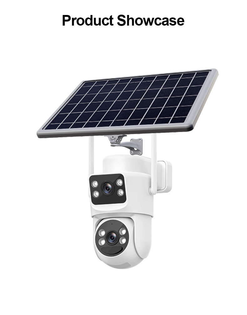 6MP Solar-powered Dual-lens Security Camera