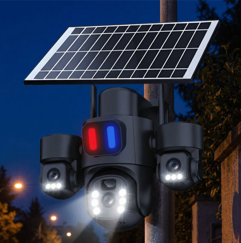 Beyond Monitoring: Why “Active Defense” Cameras with Red & Blue Flashing Lights Are the Future of Outdoor Security