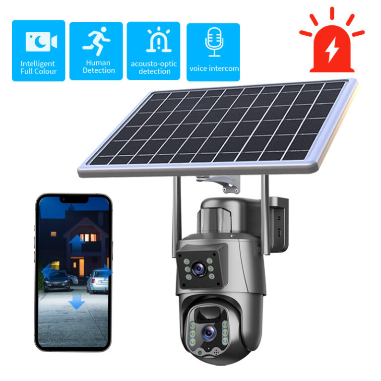 wilress solar camera, solar security camera keencampro.com