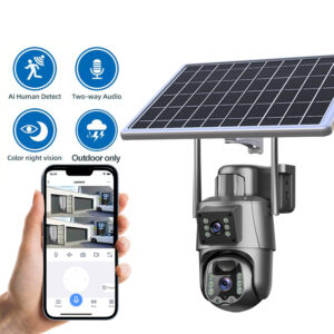 QS6 Series Dual-View Bullet-PTZ Camera Solar Powered Camera(QS6-B4L)