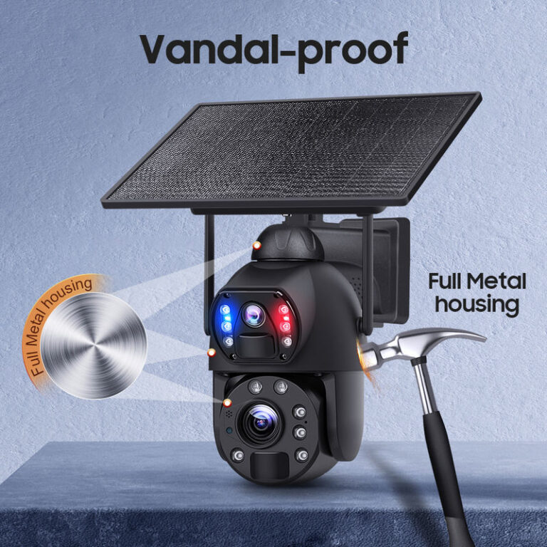Full Metal Housing Solar Security Cameras: Built to Last, Engineered for Extremes